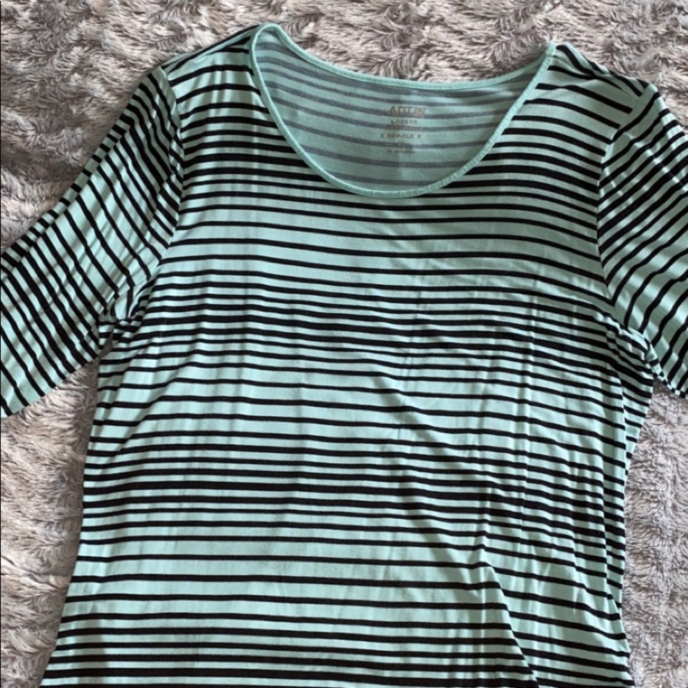 APT. Stripped blouse